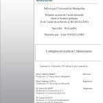 L'obligation de résultat de l'Administration 14