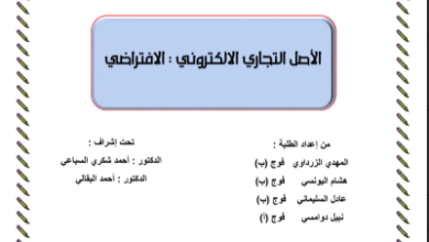 الأصل التجاري الإلكتروني