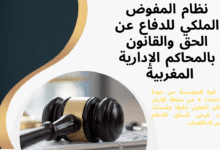 نظام المفوض الملكي للدفاع عن الحق والقانون بالمحاكم الإدارية المغربية