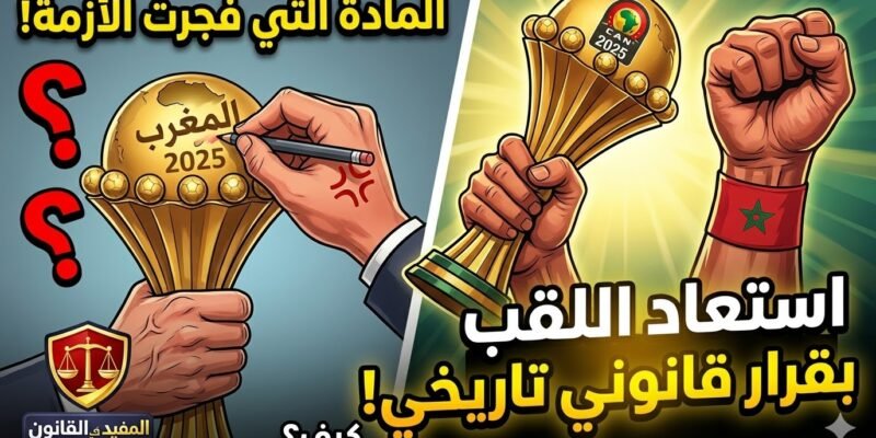 المادة التي فجرت الأزمة! كيف استعاد المغرب لقب 2025 بقرار قانوني تاريخي؟