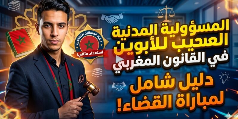 المسؤولية المدنية للأبوين في القانون المغربي: دليل شامل للمترشحين لمباراة القضاء.