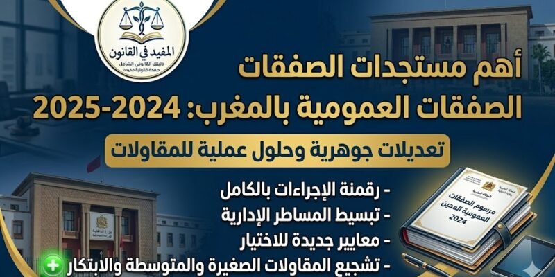 نظام الصفقات العمومية بالمغرب: قراءة شاملة في مستجدات المرسوم رقم 2.22.431